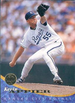 #70 Kevin Appier - Kansas City Royals - 1994 Leaf Baseball