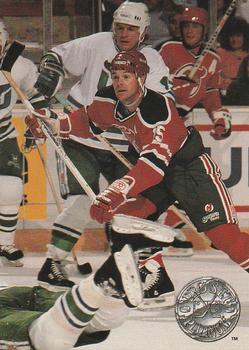 #70 John MacLean - New Jersey Devils - 1991-92 Pro Set Platinum Hockey