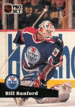 #70 Bill Ranford - 1991-92 Pro Set Hockey