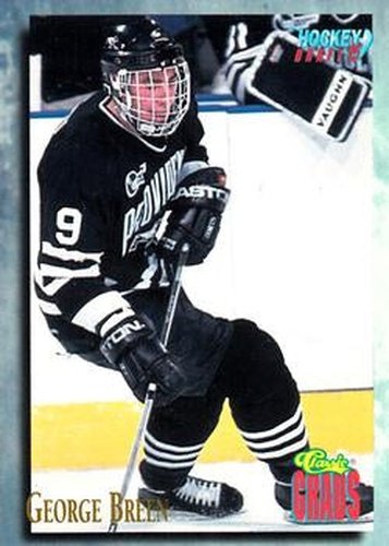 #70 George Breen - Providence Friars - 1995 Classic Hockey