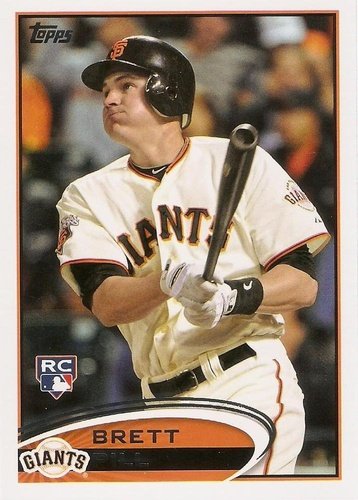 #70 Brett Pill - San Francisco Giants - 2012 Topps Baseball
