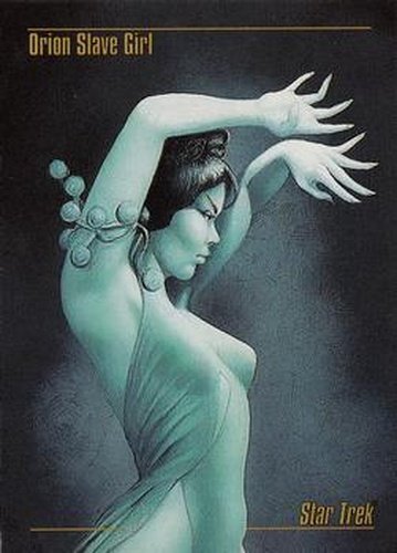 #70 Orion Slave Girl - 1993 SkyBox Star Trek Master Series