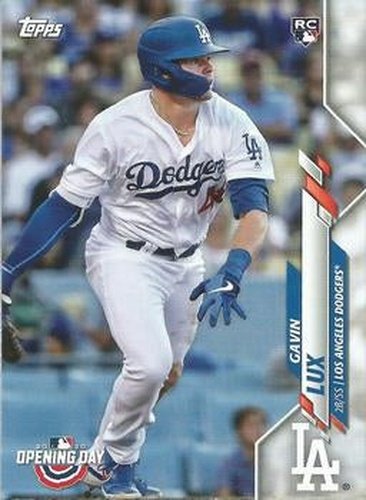 #70 Gavin Lux - Los Angeles Dodgers - 2020 Topps Opening Day Baseball