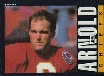 #270 Jim Arnold - Kansas City Chiefs - 1985 Topps Football