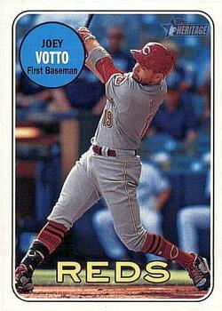 #70c Joey Votto - Cincinnati Reds - 2018 Topps Heritage Baseball