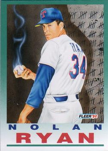 #710 Nolan Ryan - Texas Rangers - 1992 Fleer Baseball