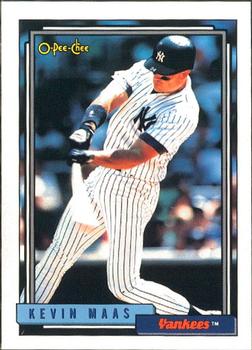 #710 Kevin Maas - New York Yankees - 1992 O-Pee-Chee Baseball