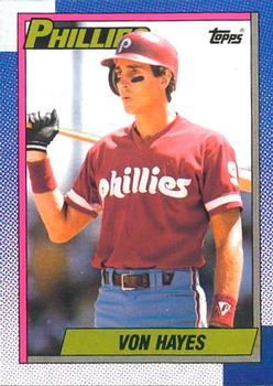 #710 Von Hayes - Philadelphia Phillies - 1990 O-Pee-Chee Baseball