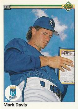 #710 Mark Davis - Kansas City Royals - 1990 Upper Deck Baseball