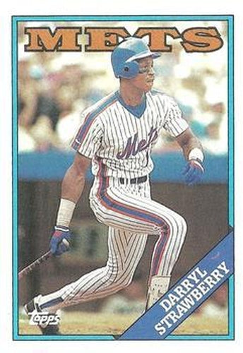 #710 Darryl Strawberry - New York Mets - 1988 Topps Baseball