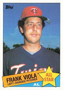 #710 Frank Viola - Minnesota Twins - 1985 Topps Baseball