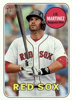 #710 J.D. Martinez - Boston Red Sox - 2018 Topps Heritage Baseball