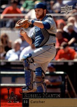 #710 Russell Martin - Los Angeles Dodgers - 2009 Upper Deck Baseball