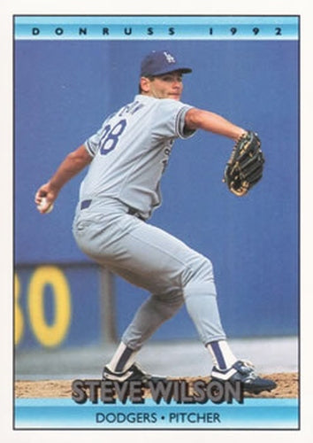 #710 Steve Wilson - Los Angeles Dodgers - 1992 Donruss Baseball
