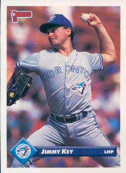 #710 Jimmy Key - Toronto Blue Jays - 1993 Donruss Baseball