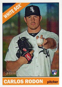 #710a Carlos Rodon - Chicago White Sox - 2015 Topps Heritage Baseball