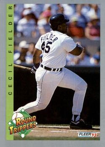#711 Cecil Fielder - Detroit Tigers - 1993 Fleer Baseball