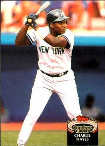 #711 Charlie Hayes - New York Yankees - 1992 Stadium Club Baseball