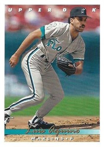 #711 Luis Aquino - Florida Marlins - 1993 Upper Deck Baseball