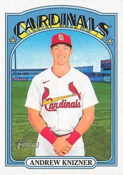 #711 Andrew Knizner - St. Louis Cardinals - 2021 Topps Heritage Baseball