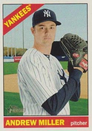 #711 Andrew Miller - New York Yankees - 2015 Topps Heritage Baseball