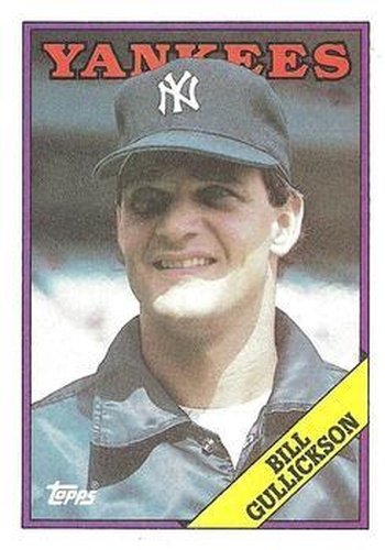 #711 Bill Gullickson - New York Yankees - 1988 Topps Baseball