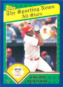 #711 Edgar Renteria - St. Louis Cardinals - 2003 Topps Baseball