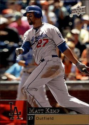 #711 Matt Kemp - Los Angeles Dodgers - 2009 Upper Deck Baseball