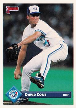#712 David Cone - Toronto Blue Jays - 1993 Donruss Baseball