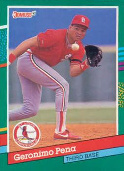 #712 Geronimo Pena - St. Louis Cardinals - 1991 Donruss Baseball