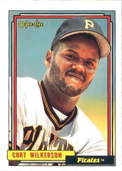 #712 Curt Wilkerson - Pittsburgh Pirates - 1992 O-Pee-Chee Baseball