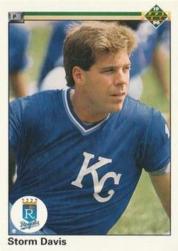 #712 Storm Davis - Kansas City Royals - 1990 Upper Deck Baseball