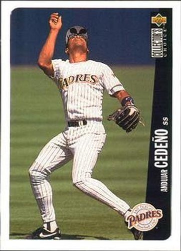 #712 Andujar Cedeno - San Diego Padres - 1996 Collector's Choice Baseball