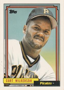 #712 Curt Wilkerson - Pittsburgh Pirates - 1992 Topps Baseball