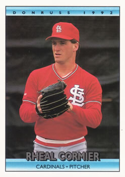 #712 Rheal Cormier - St. Louis Cardinals - 1992 Donruss Baseball