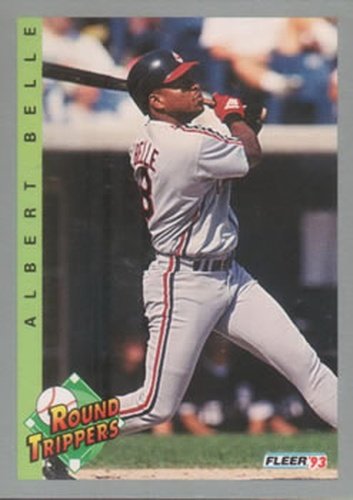 #712 Albert Belle - Cleveland Indians - 1993 Fleer Baseball