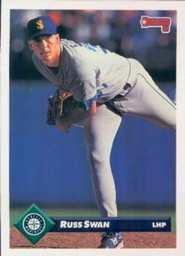 #713 Russ Swan - Seattle Mariners - 1993 Donruss Baseball