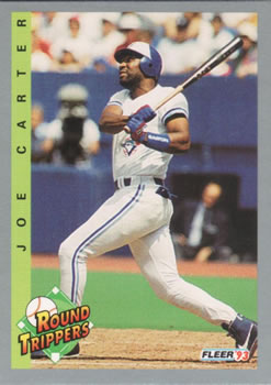 #713 Joe Carter - Toronto Blue Jays - 1993 Fleer Baseball