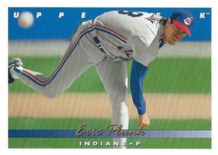 #713 Eric Plunk - Cleveland Indians - 1993 Upper Deck Baseball