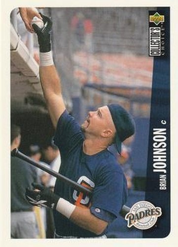#713 Brian Johnson - San Diego Padres - 1996 Collector's Choice Baseball