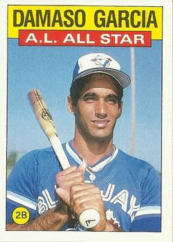 #713 Damaso Garcia - Toronto Blue Jays - 1986 Topps Baseball