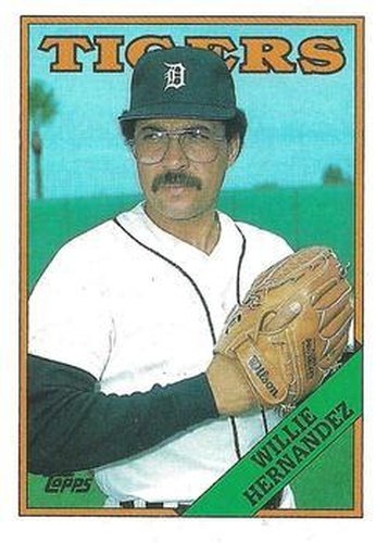 #713 Willie Hernandez - Detroit Tigers - 1988 Topps Baseball