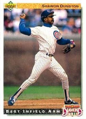 #714 Shawon Dunston - Chicago Cubs - 1992 Upper Deck Baseball