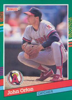 #714 John Orton - California Angels - 1991 Donruss Baseball