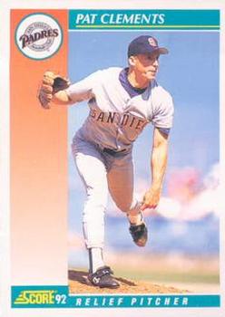 #714 Pat Clements - San Diego Padres - 1992 Score Baseball