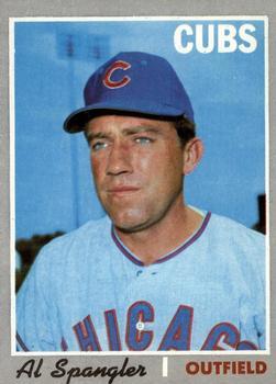 #714 Al Spangler - Chicago Cubs - 1970 Topps Baseball
