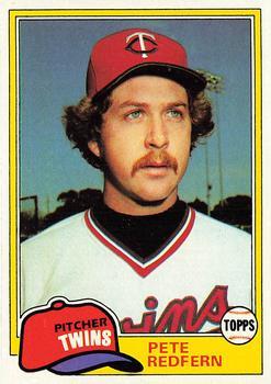 #714 Pete Redfern - Minnesota Twins - 1981 Topps Baseball