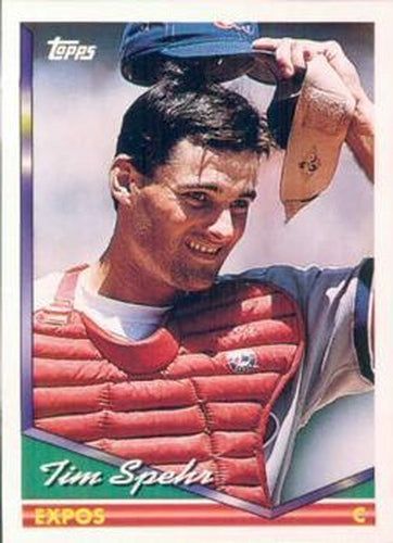 #714 Tim Spehr - Montreal Expos - 1994 Topps Baseball