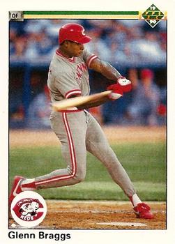 #714 Glenn Braggs - Cincinnati Reds - 1990 Upper Deck Baseball