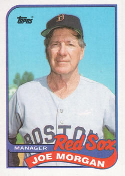 #714 Joe Morgan - Boston Red Sox - 1989 Topps Baseball